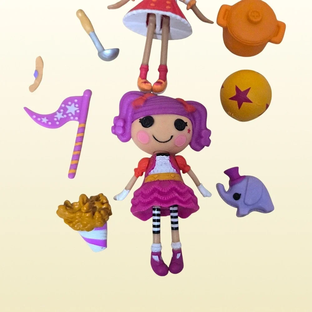 Lalaloopsy Tinies Lot 13 Sets 11 Complete Retired Dolls Accessories & House Case